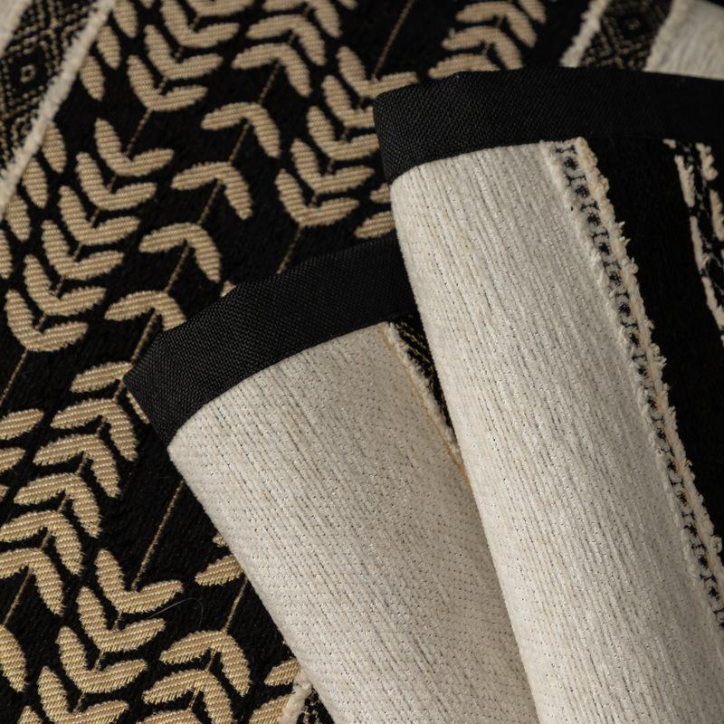 Chenille Gestreiftes Sofakissen Universal Für Alle Jahreszeiten Neues Modernes Leichtes Luxus Sofakissen Rutschfest Gerade Reihe Sofaüberwurf