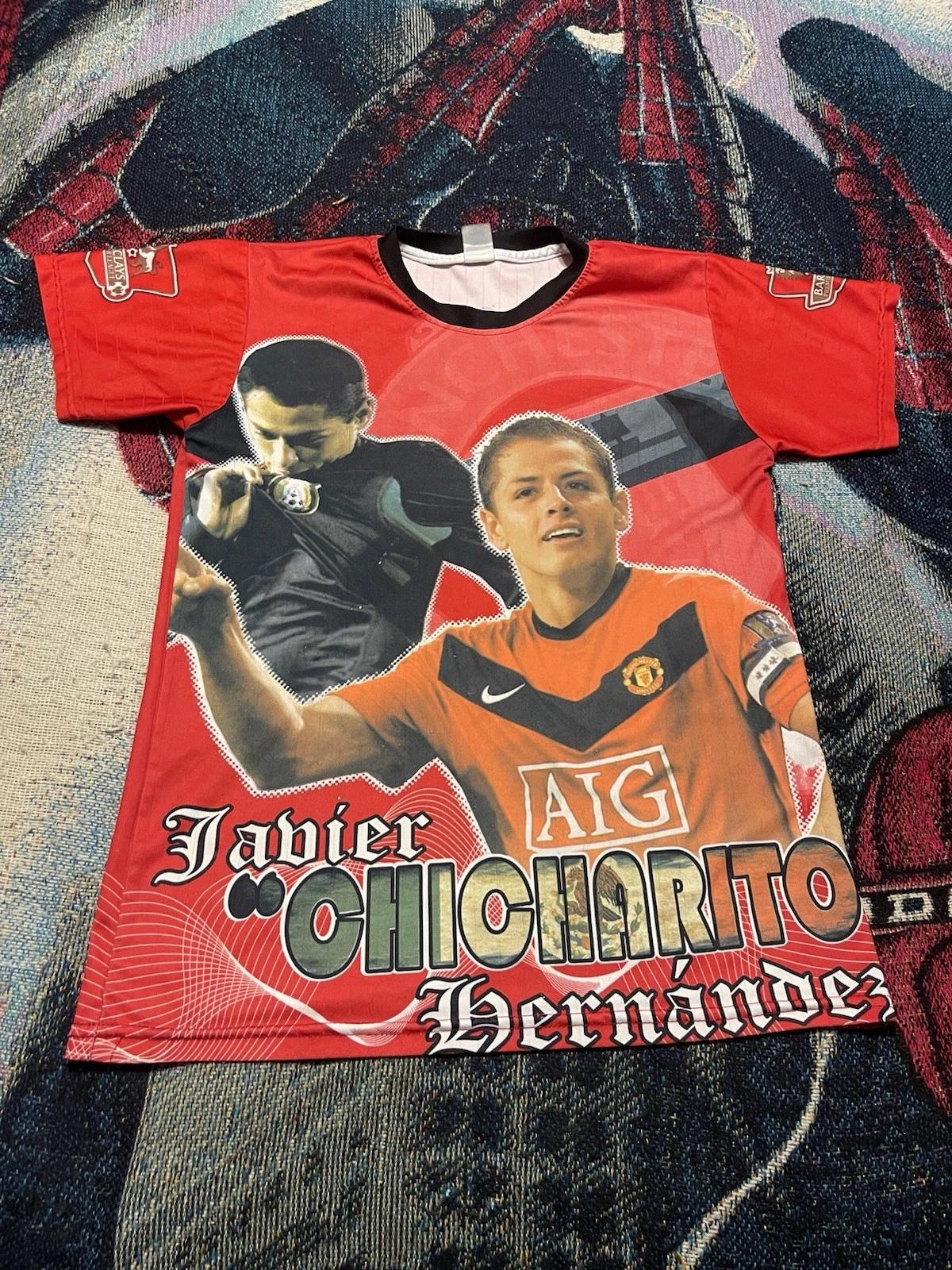 Chicharito #14 Manchester United All Over Print Jersey Men s S Mexico Liga MX M