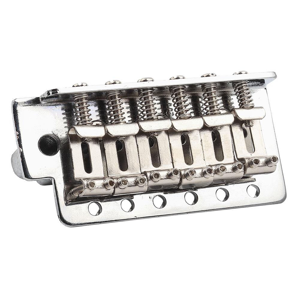 Zinc Alloy 6 Strings Electric Guitar Tremolo Bridge with Bar Repair Parts for Guitars