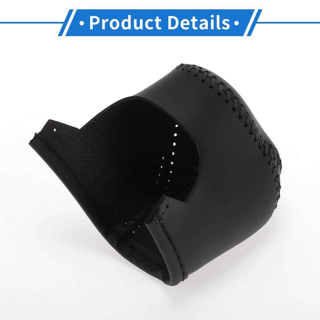 VekAuto Gear Shift Knob Cover for Toyota Artificial Black CH-R 17-21 (1 Set) - Anti-Slip, Leather,
