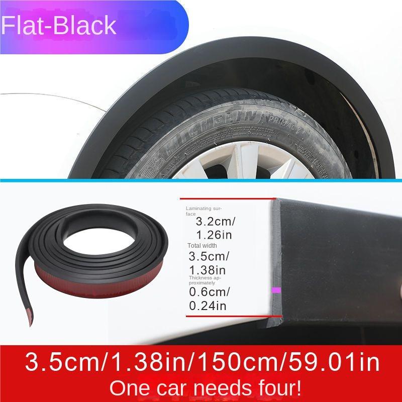 Universal Fender Flares Car Wheel Arches Wing Expander Arch Eyebrow Anti-collision Strips Mudguard Lip Protect Cover Accessories