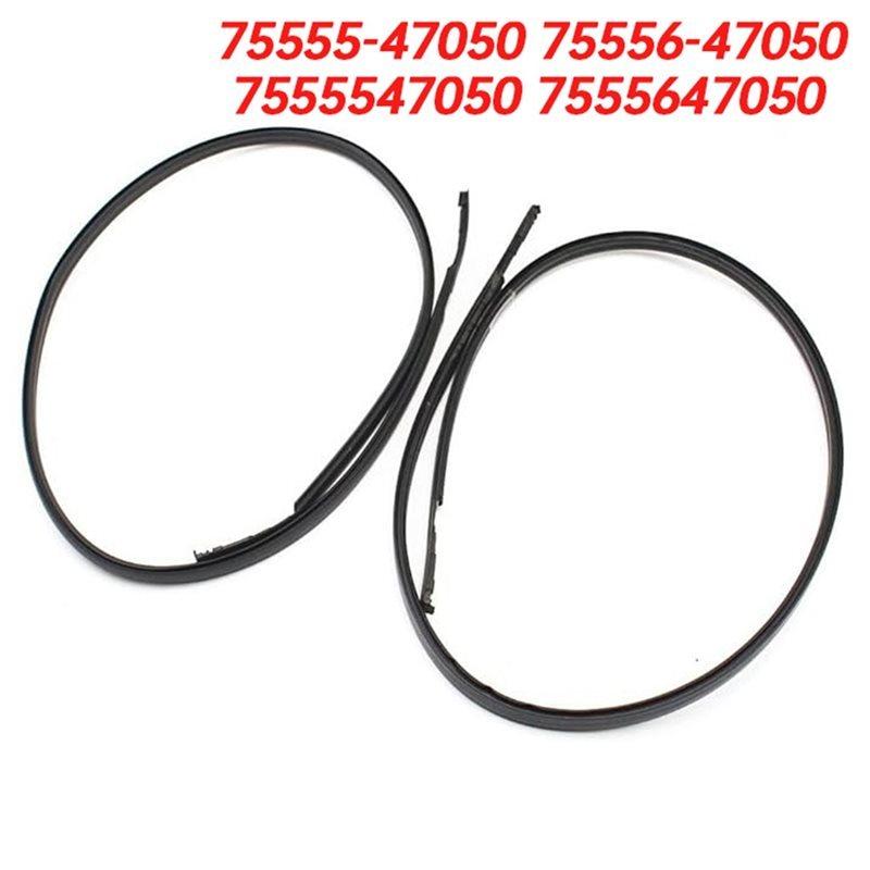 Sealing Strip For Toyota Prius V 2012-2017 1 Pair Roof Drip Side Finish Center Drainage Channel 75555-47050 75556-47050