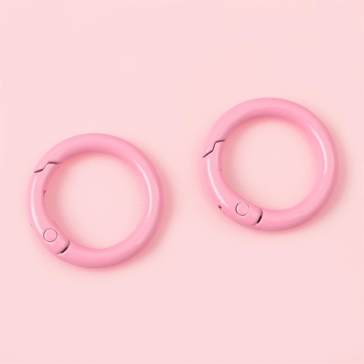 

2/5 шт., О-образные пружинные застежки, круглый брелок, зажимы для сумки, разъем-крючок для пряжек «сделай сам», рукоделие 2pcs