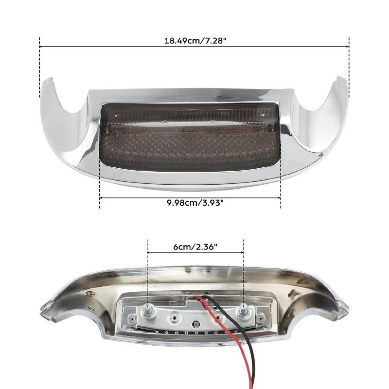 Motorcycle Front LED Fender Tip Light For Harley Electra Glide Ultra Limited FLHTK 2014-2024
