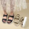 Non-slip beach outer wear versatile casual 2025 new sandals women's summer flat bottom fashion Korean version slippers women's outer wear