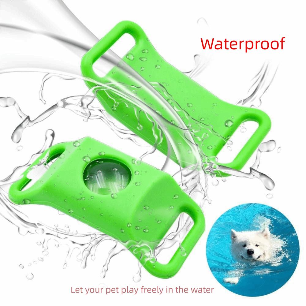 Silikon Haustier Insektenschutz Schnalle Wasserdicht Geruchlos Flohhalsband für Hunde mit Nachfüllpack Haustierbedarf