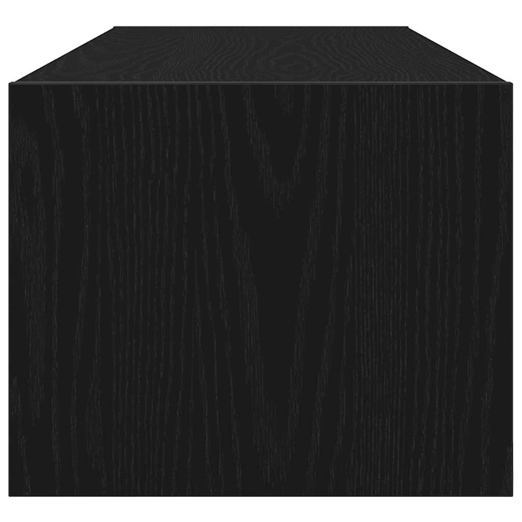 TV Cabinets 2 pcs Black Oak Effect 100 x 31 x 25.5 cm