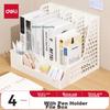File Organizer, Morandi Desktop Storage Box, Storage Rack with Built-In Pen Holder, File Basket, Office Report Bookshelf, Student Book Stand