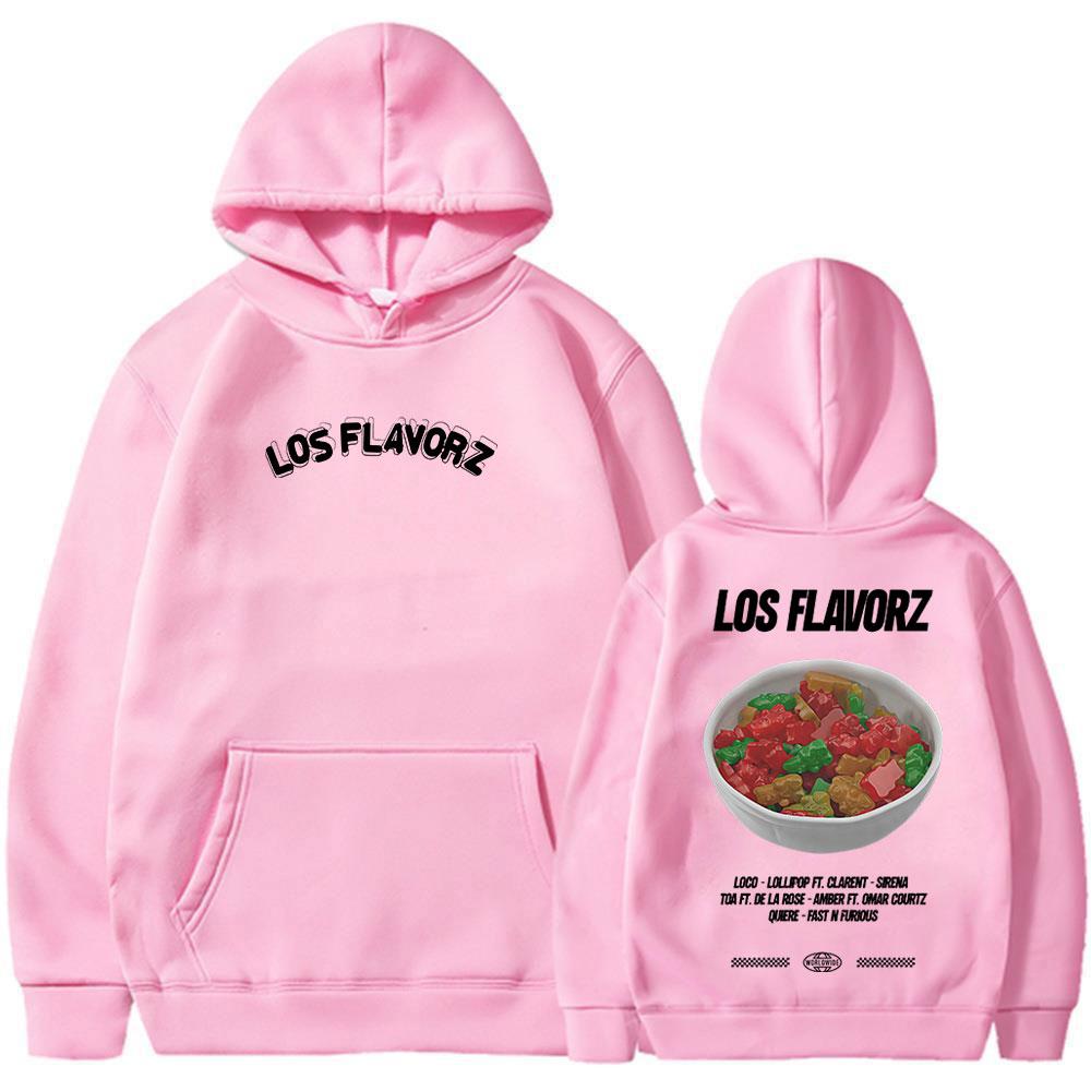 Rapper Dei V LOS FLAVORZ 2025 Album Merch Hoodies Männer Frauen Kleidung Hip Hop Pop Musik Langarm Sweatshirt Übergroßer Pullover