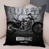 Colorful Motorcycle Cushion Cover Decor Vintage Style Bike Race  Pillowcase Soft Plush Pillow Case for Sofa Home Car 45x45cm