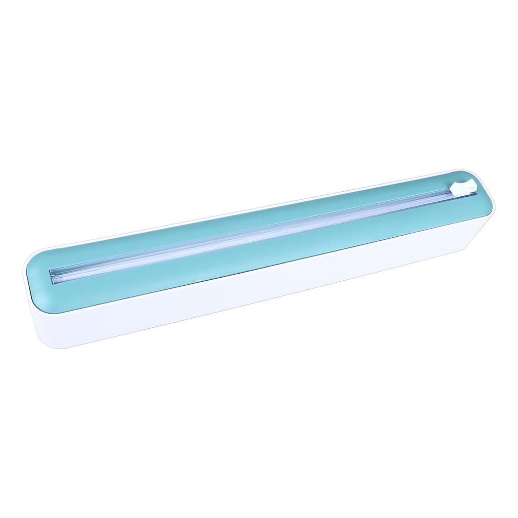 Reusable Cling Film Dispenser Magnetic Refillable Plastic Wrap Dispenser with Cutter Magnetic Stripe