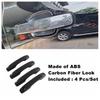 For Ford Ranger  2024 Auto Door Handle Bowl / Rearview Mirror Cap Shell Decor Cover Trim Black / Carbon Exterior Accessories