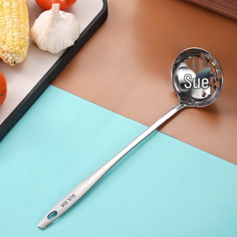 JieXing 304 Stainless Steel Long Handle Ladles & Slotted Spoons