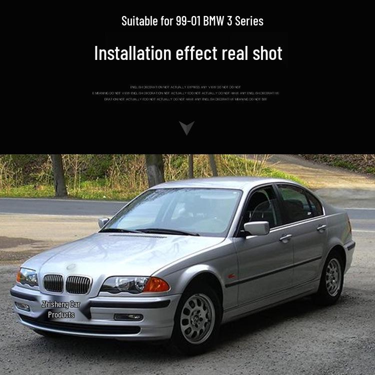 BMW 3 Series E46 Headlight Lens Cover & Housing for 318i, 320i, 325i
