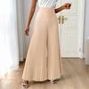 ZANZEA Women Casual Side Zipper Solid Color Loose Wide Leg Pants