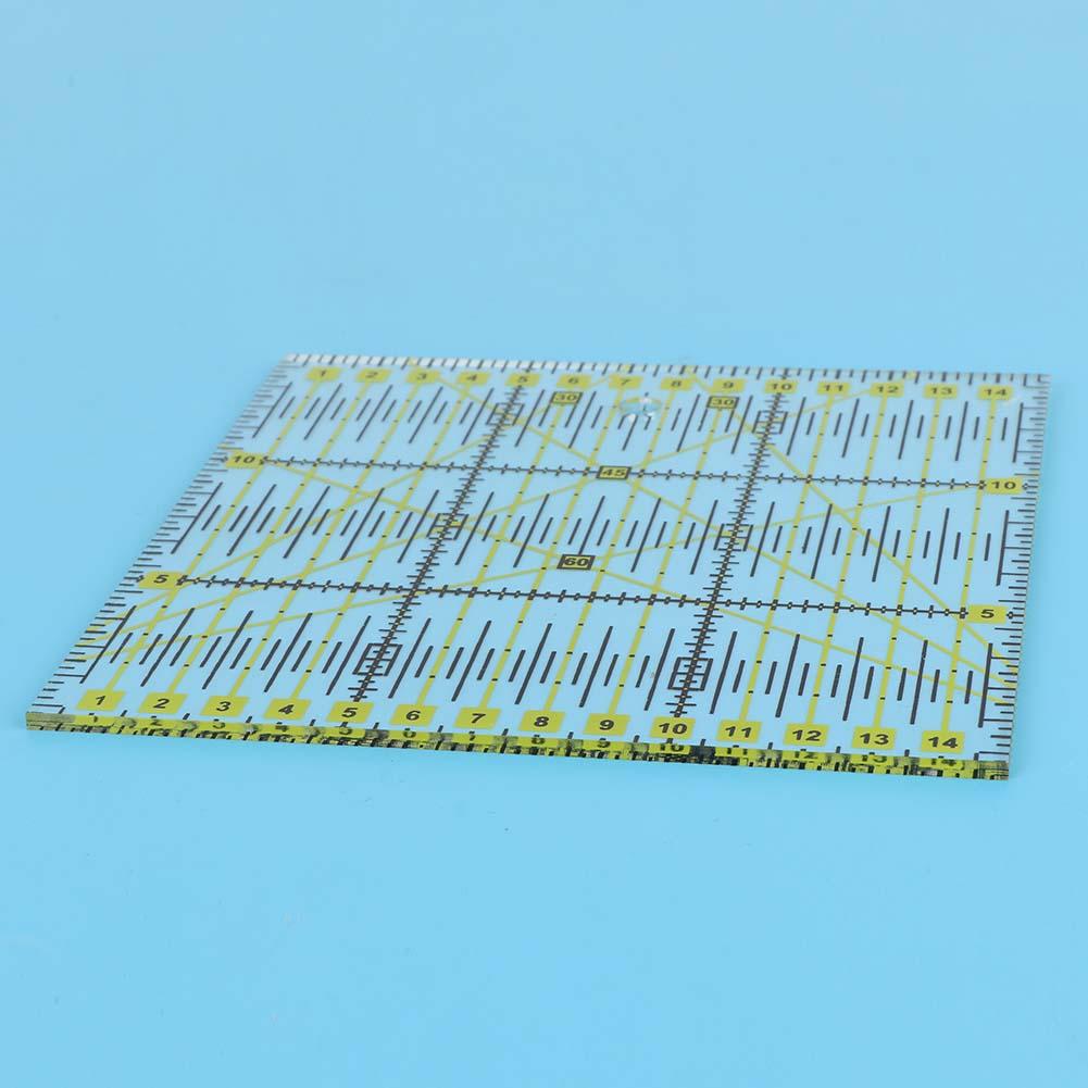 DIY Acrylic Sewing Rulers Measure Quilting Tool Square Ruler Cutting Rule