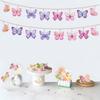 Schmetterling Papier Hängeanhänger Banner Happy Birthday Party Deko Kinder Hochzeit Geburtstagsfeier Zubehör Baby Shower Banner