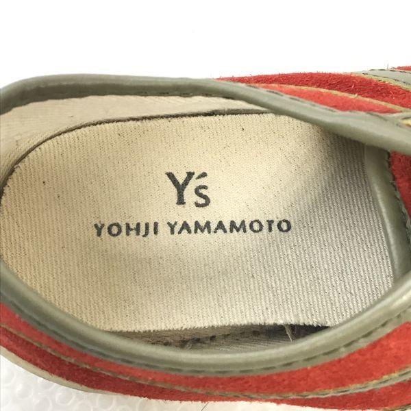 Yohji Yamamoto Y’s Low-Cut Sneaker 36 / 23.0cm / Rote Turnschuhe(GEBRAUCHT)