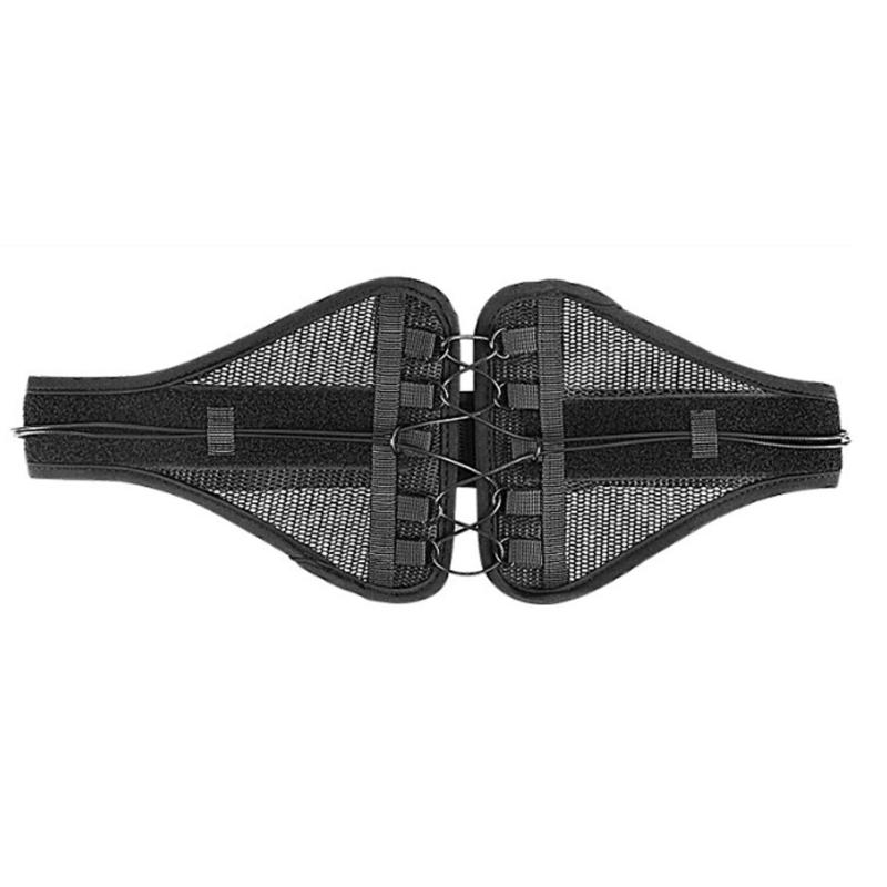 Adjustable Lumbar Support Belt Ergonomic Design Breathable Waist Support for Daily Activities M чёрный