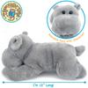 Tiger Tale Toys Huck the Hippo 12-inch Stuffed Animal