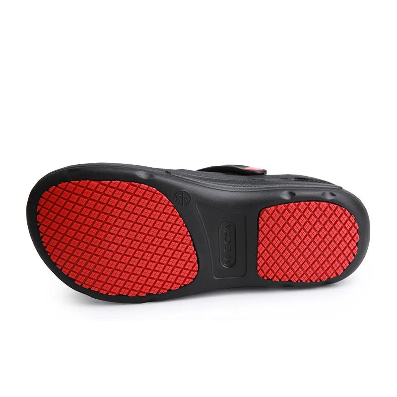 Men Chef Clogs Men Kitchen Shoes EVA Injection Shoes Anti-slip Outsole Comfortable Garden Clogs Waterproof Sandal Zapatillas
