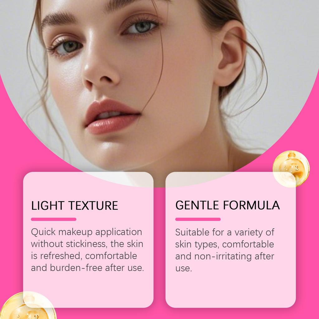 2pcs Lightweight  Smooth Foundation Moisturizer + Eyebrow Pencil Makeup Set Natural and Long-Lasting Color