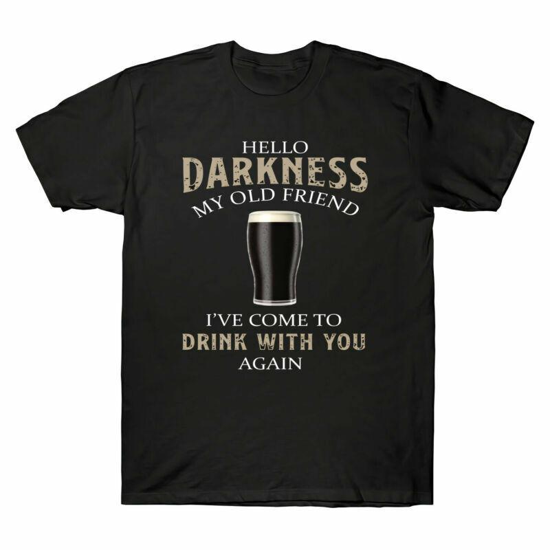 

Hello Darkness My Old Friend I’ve Come To Drink with You Again Men039;s T-Shirt Tee Unisex T-Shirt S