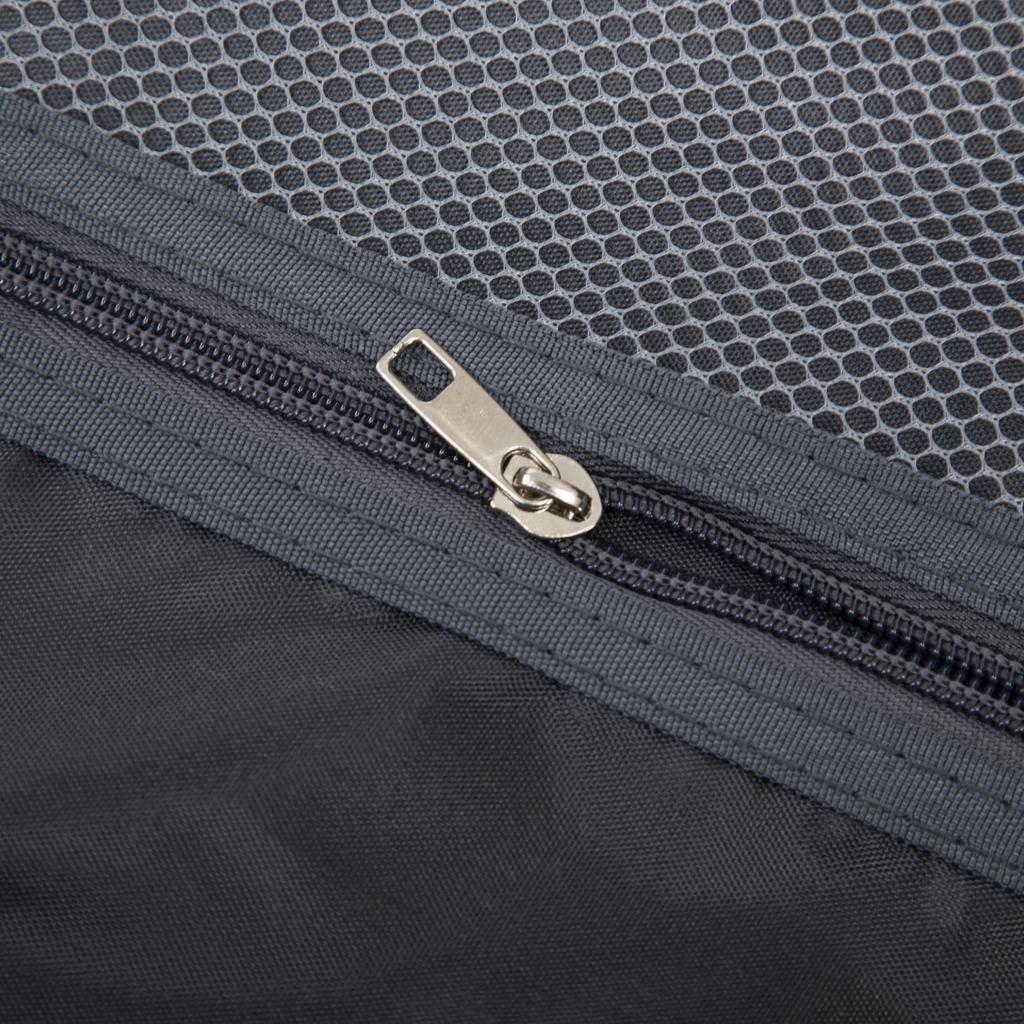 14"/19" 2-Piece ABS Spinner Suitcase Set with Combination Lock & 14" Cosmetic Bag (Silver)