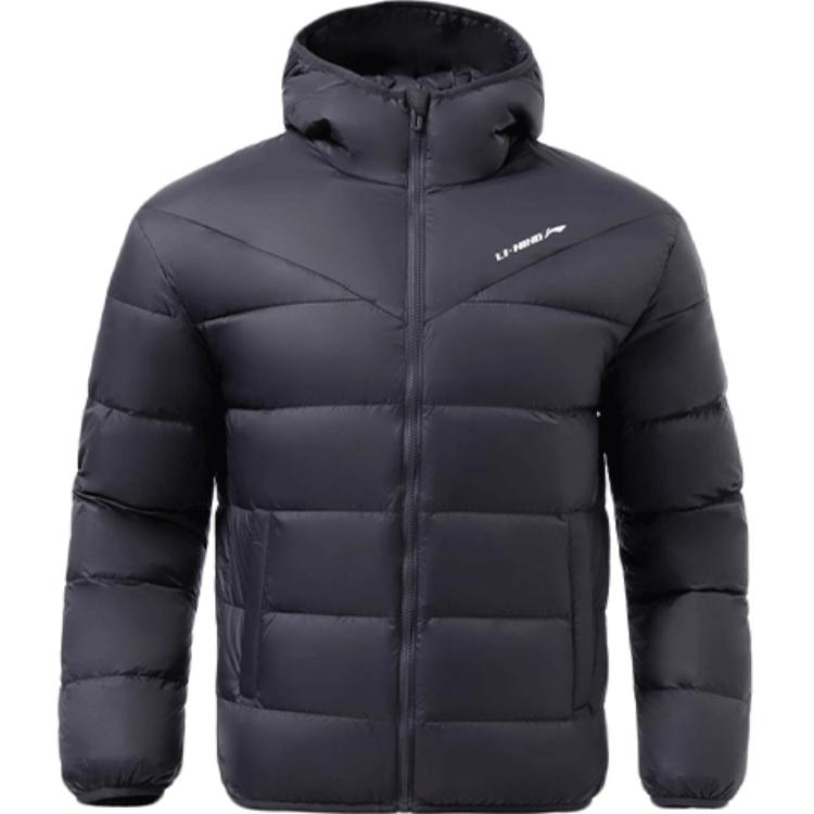 

Li Ning Training Series Logo Warm Down Jacket Men Jacket Black AYMR165-1 XL