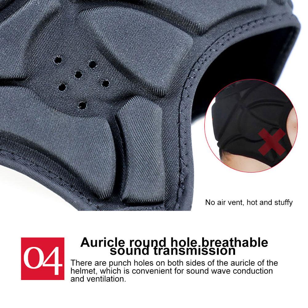 Football Soccer Goalkeeper Kids Rugby Cap Headguard Head Protector Hat for Children