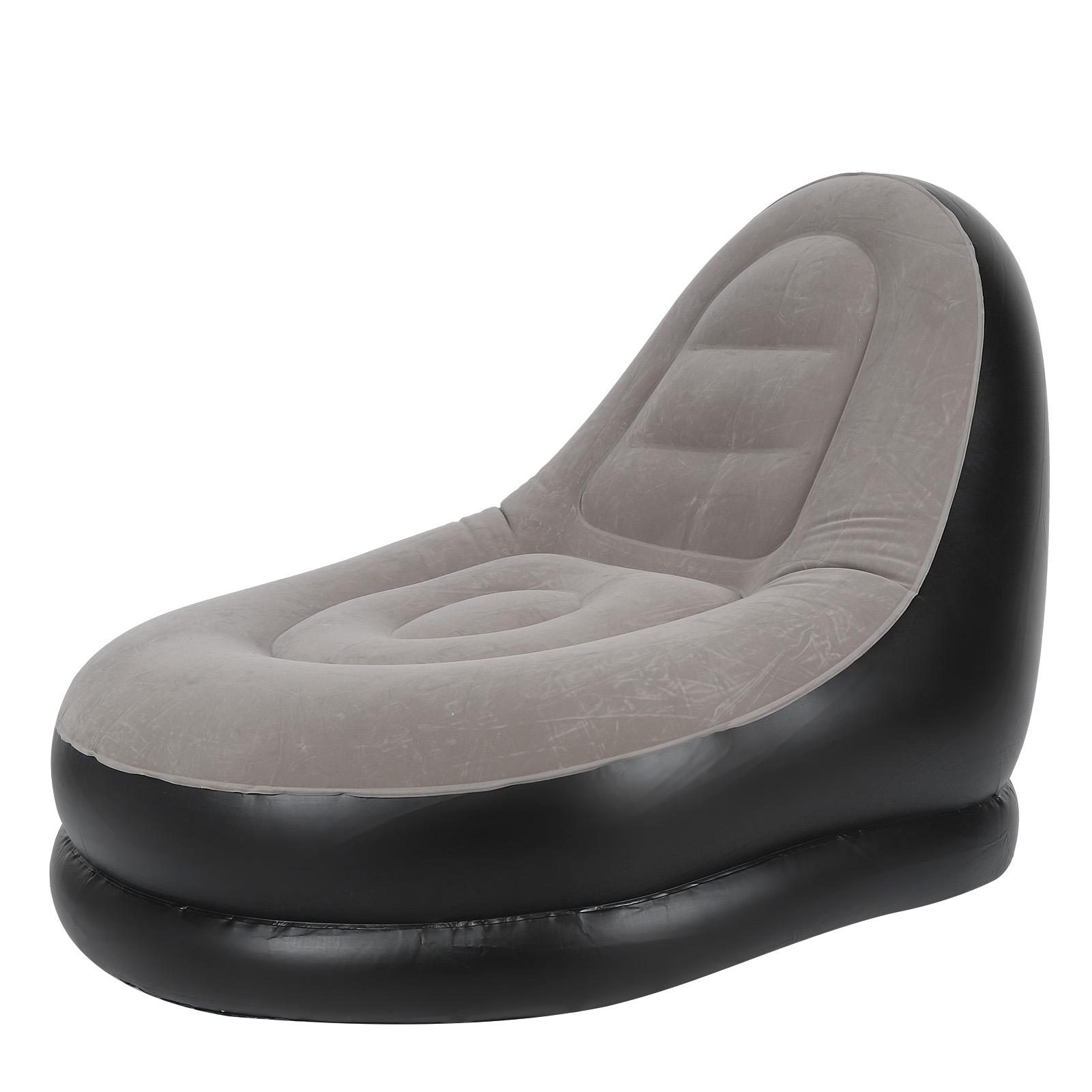 

Inflatable Lounger Sofa Chair, with Footstool, Modern Folding Recliner for Living Room Balcony Garden, Suitable for Leisure, Nap, , Rding, Suthing
