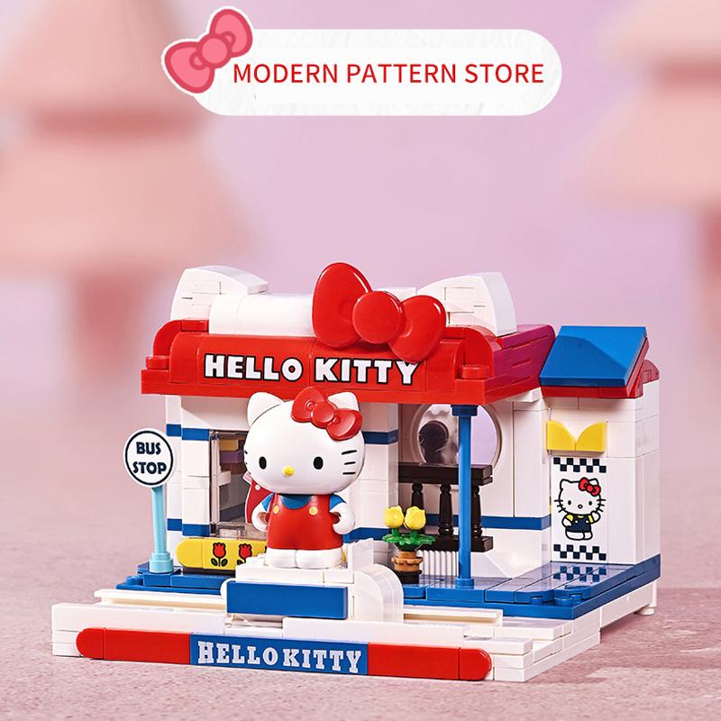 

Sanrio Hello Kitty Kuromi Cinnamoroll My Melody Building Blocks Toy Set for Kids Holiday Gifts