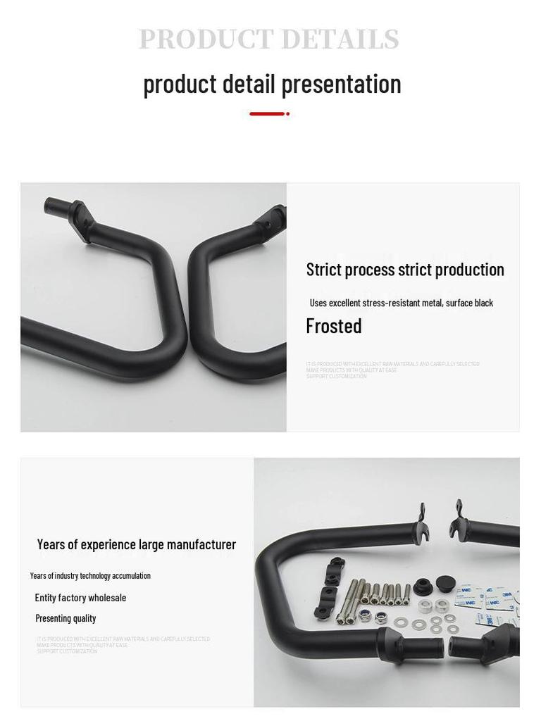 Motorcycle Crash Bar for Rebel CM300 - Anti-Fall Protection Accessory