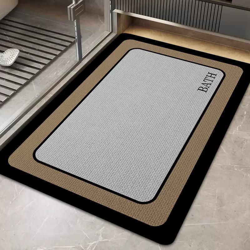 

Нескользящий коврик для ванной комнаты из пеньки - Влагопоглощающий и грязеотталкивающий 40x60cm