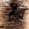 Elegant Violinist Metal Wall Art, Modern Craft Home Decor, Removable for Living Room Office Patio Cafe, Gift