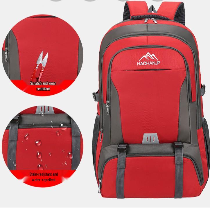 Men's Large Capacity Multifunctional Hiking Backpack - Lightweight Outdoor Travel Bag