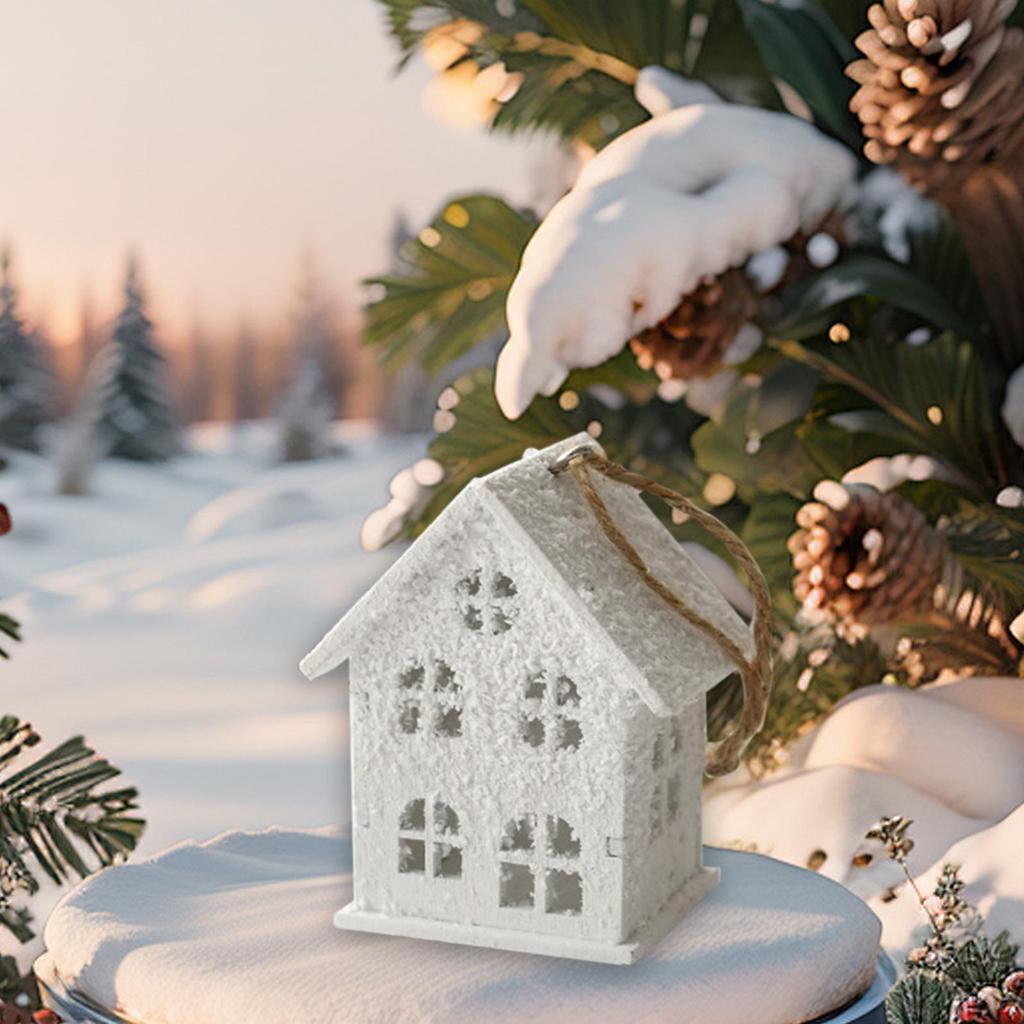 Christmas House Ornament Holiday Decoration Christmas Tree Decor Wood for Indoors Walls Window Living Rooms Shopping Mall