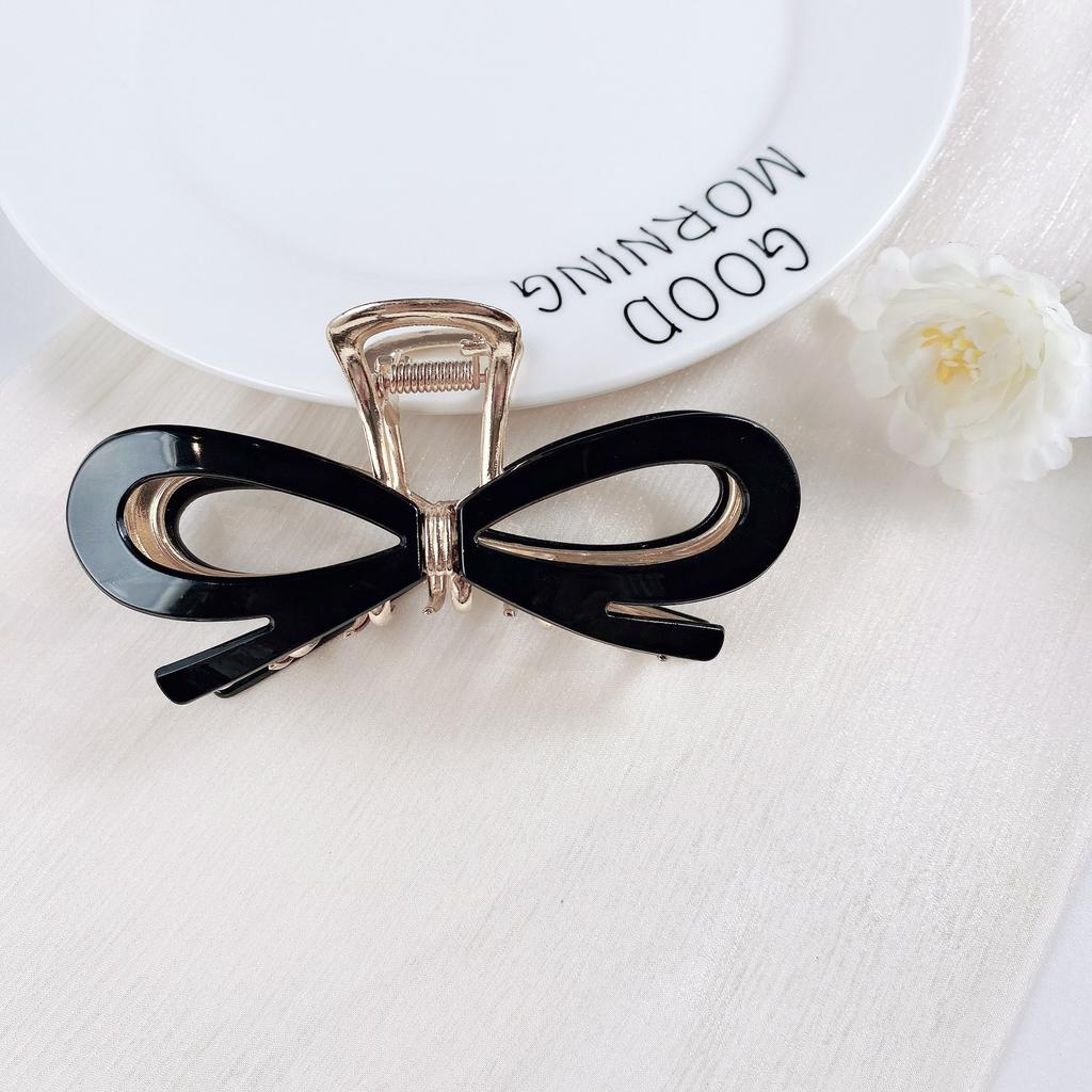 1pc High End Hair Clip, Women's Bow, Grab Clip, Back of the Head, Large Hair Clip, Shark Clip, Dished Hair Accessory
