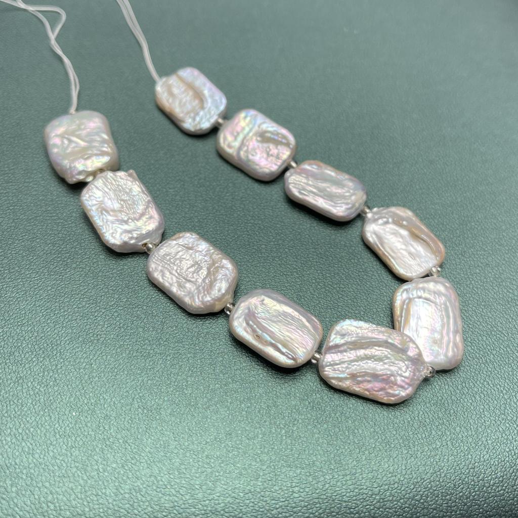 1String, Mother of Pearl Beads, Baroque Natural Shell Loose Spacer Beads for Jewelry Making DIY Wedding Crafts, Unique Birthday Party Gift Beaded 18cm