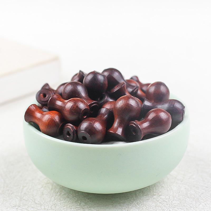 Zambia Blood Sandalwood Buddhist Beads Pendant Necklace - 108 Handcrafted Disciple Beads for DIY Accessories