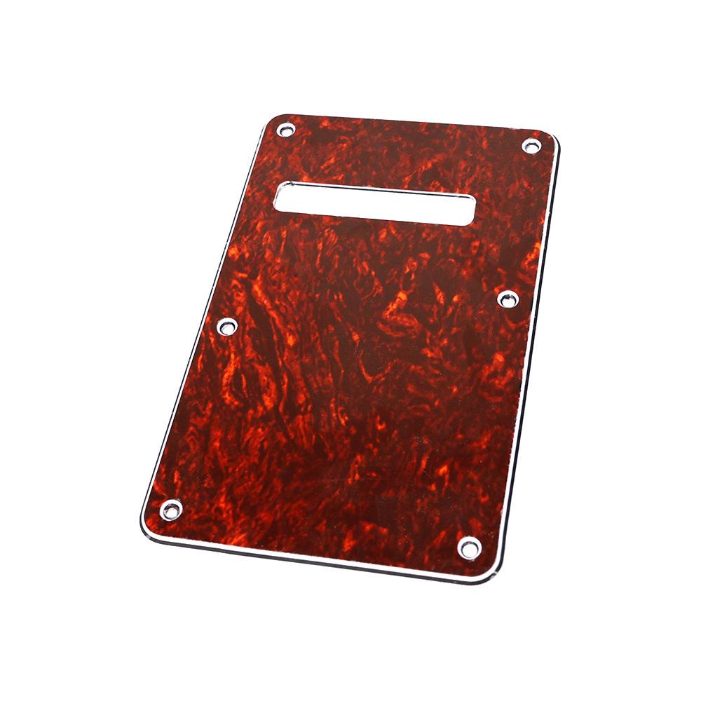 Electric Guitar Three-Layer PVC Back Plate Pickguard Slot Cover for ST Models.