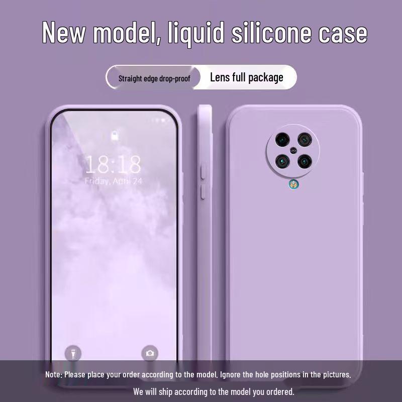 Redmi K30 Ultra Simple Solid Color Silicone Drop-proof Case