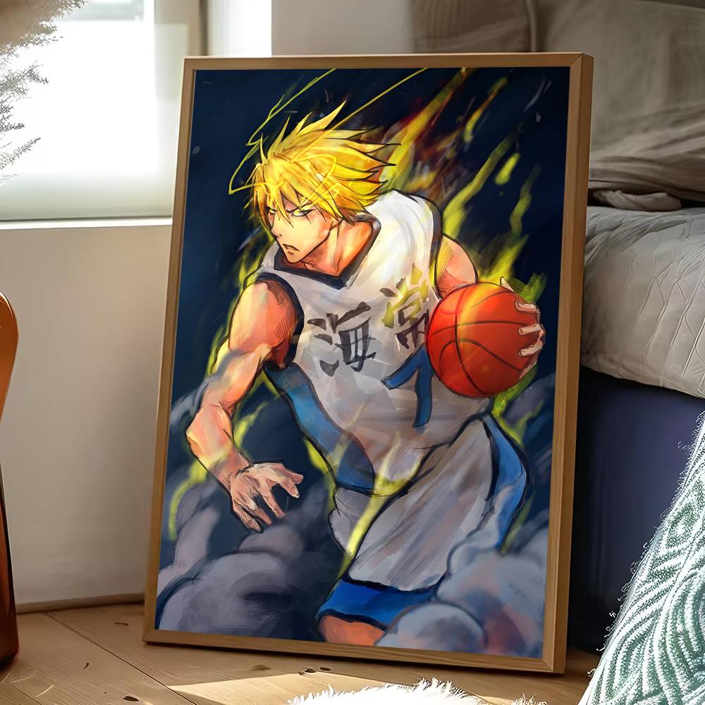 Anime Kuroko's Basketball Kise Poster Adesivo Stampa Impermeabile Arte da Parete per Soggiorno Camera da Letto Decorazioni per la Casa