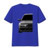 E38 750 Classic Retro Automotive Maglietta Uomo Design Vista Frontale a Metà vintage Lavato abbigliamento firmato homme grafica Elastica