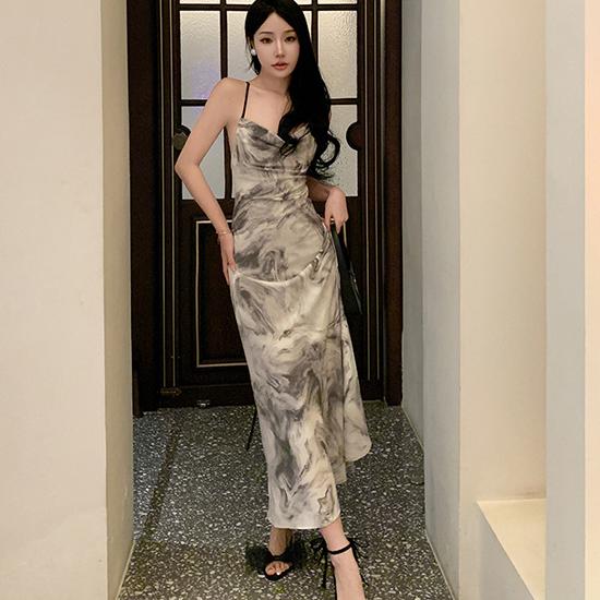 

Летние сексуальные, уникальные, удивительные, сексуальные и темпераментные платья с тушью. Пляжные юбки, юбки на бретелях, модная женская одежда. S