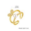 Adjustable Statement Zirconia Ring for Women, Open Ring Jewelry Daily Work Accessories