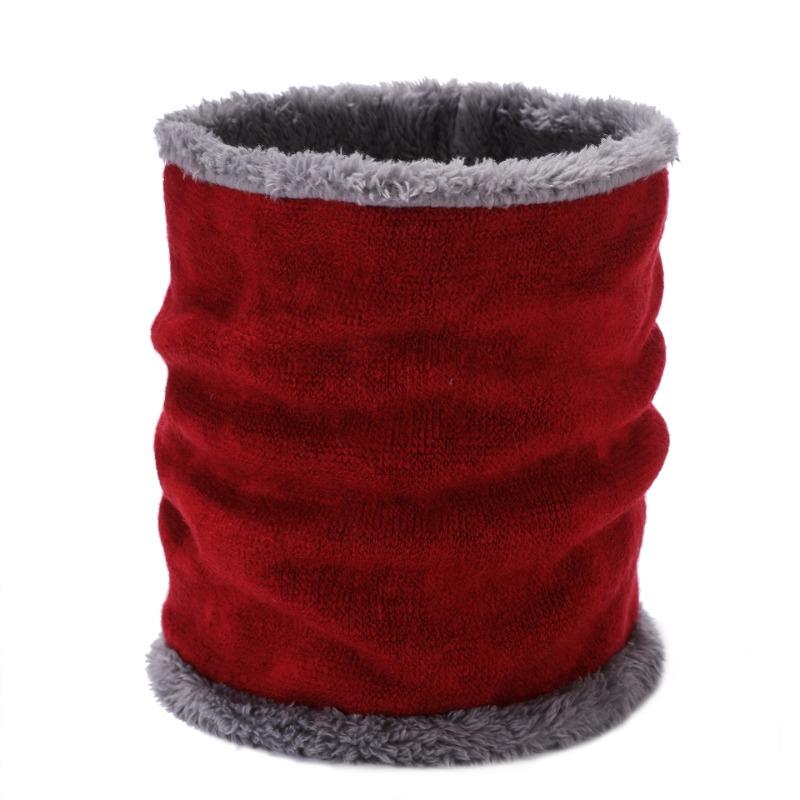 Fleece Neck Cover In Winter, Thickened In Autumn and Winter To Keep Warm, Knitted Wool Scarf, Cold-proof