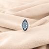 Natural London Blue Topaz Gemstone925 Sterling Silver Handcrafted Partywear Ring RR-25-5