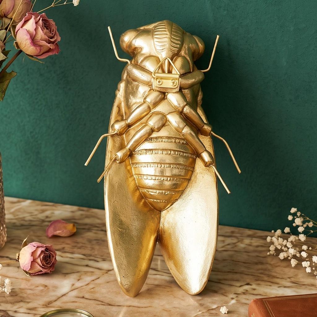 3D Relief Cicada Wall Decor Lightweight for Entryway, Bedroom