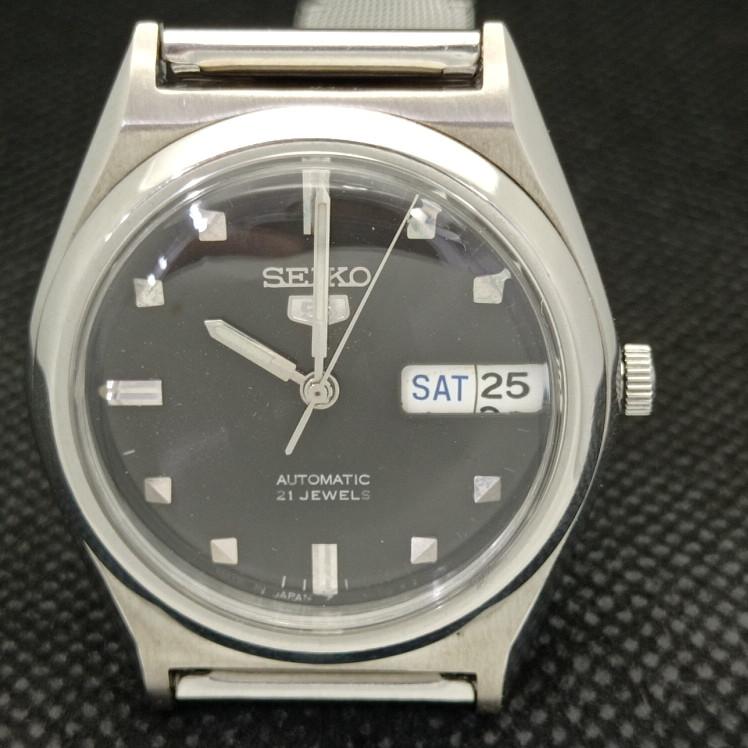 USED VINTAGE SEIKO 5 AUTOMATIC 7S26A JAPAN MENS ORIGINAL DIAL WATCH A413518-2 SKU621b-a413518